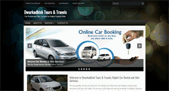 Desktop Screenshot of dwarkadhishtourstravels.com